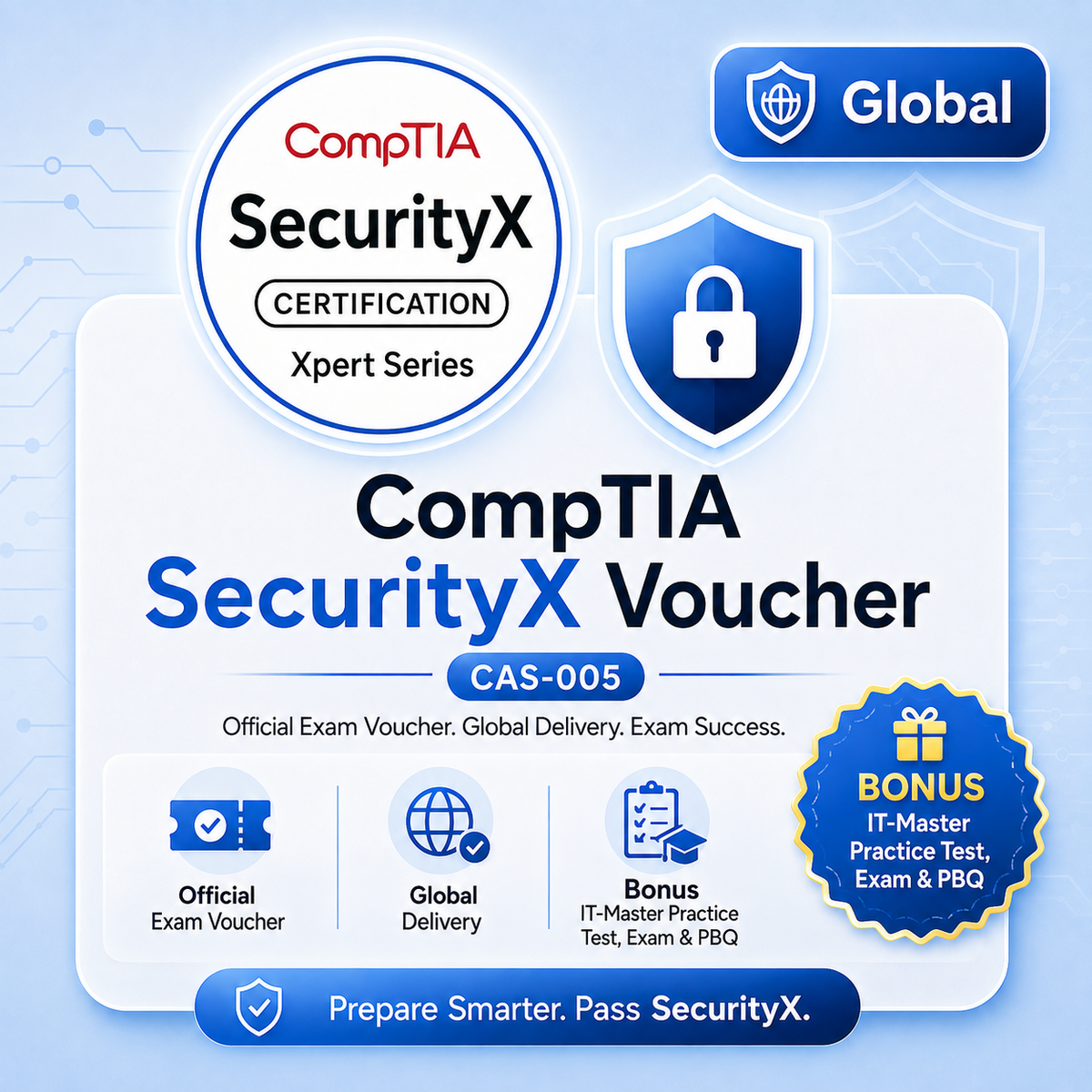CompTIA SecurityX v5 (CAS-005) Exam Voucher