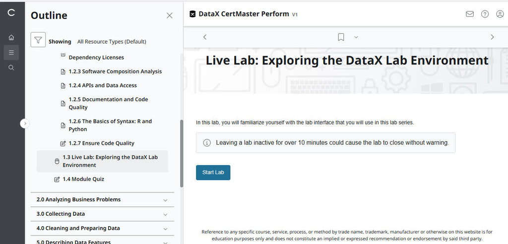 Best Price Guarantee ✅ CompTIA DataX CertMaster Perform (V1)