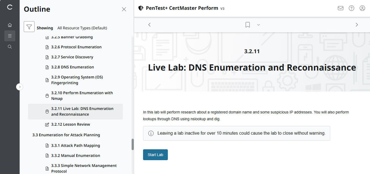 CompTIA PenTest+ CertMaster Perform  PT0-003 (V3) (12 Month Access )