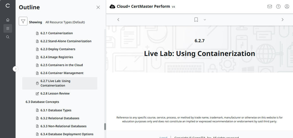 CompTIA Cloud+ CertMaster Perform (CV0-004)