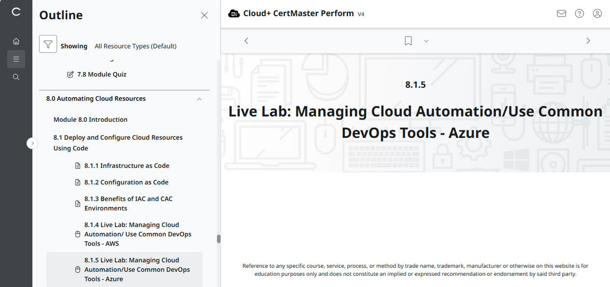 CompTIA Cloud+ CertMaster Perform (CV0-004)