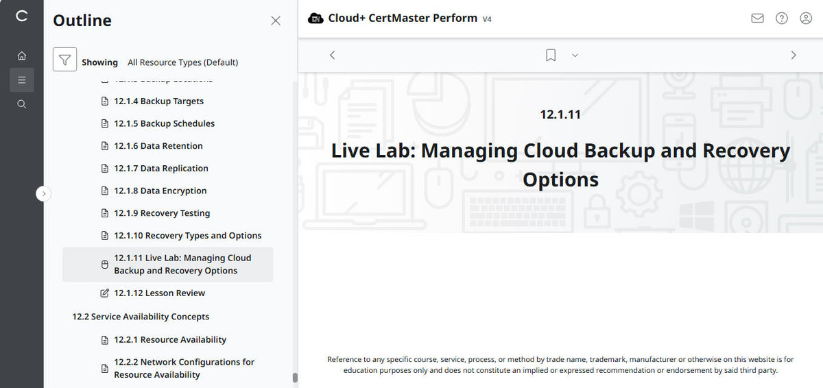 CompTIA Cloud+ CertMaster Perform (CV0-004)